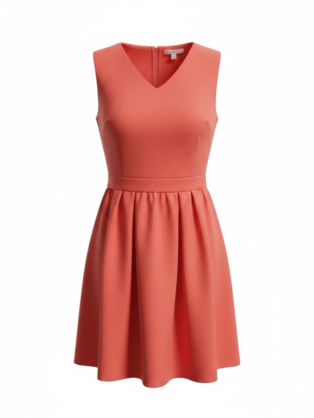 GAP Coral Sleeveless V-Neck Fit & Flare Dress